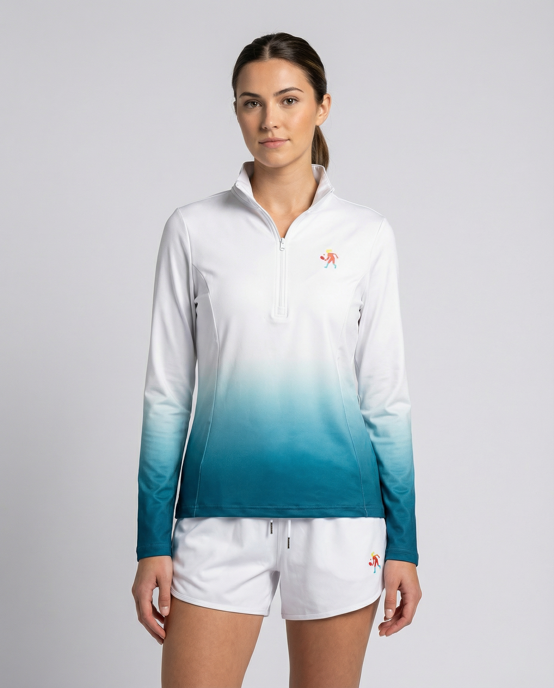 Women's Dip Dye Performance 1/4 Zip Pullover – après-pickle