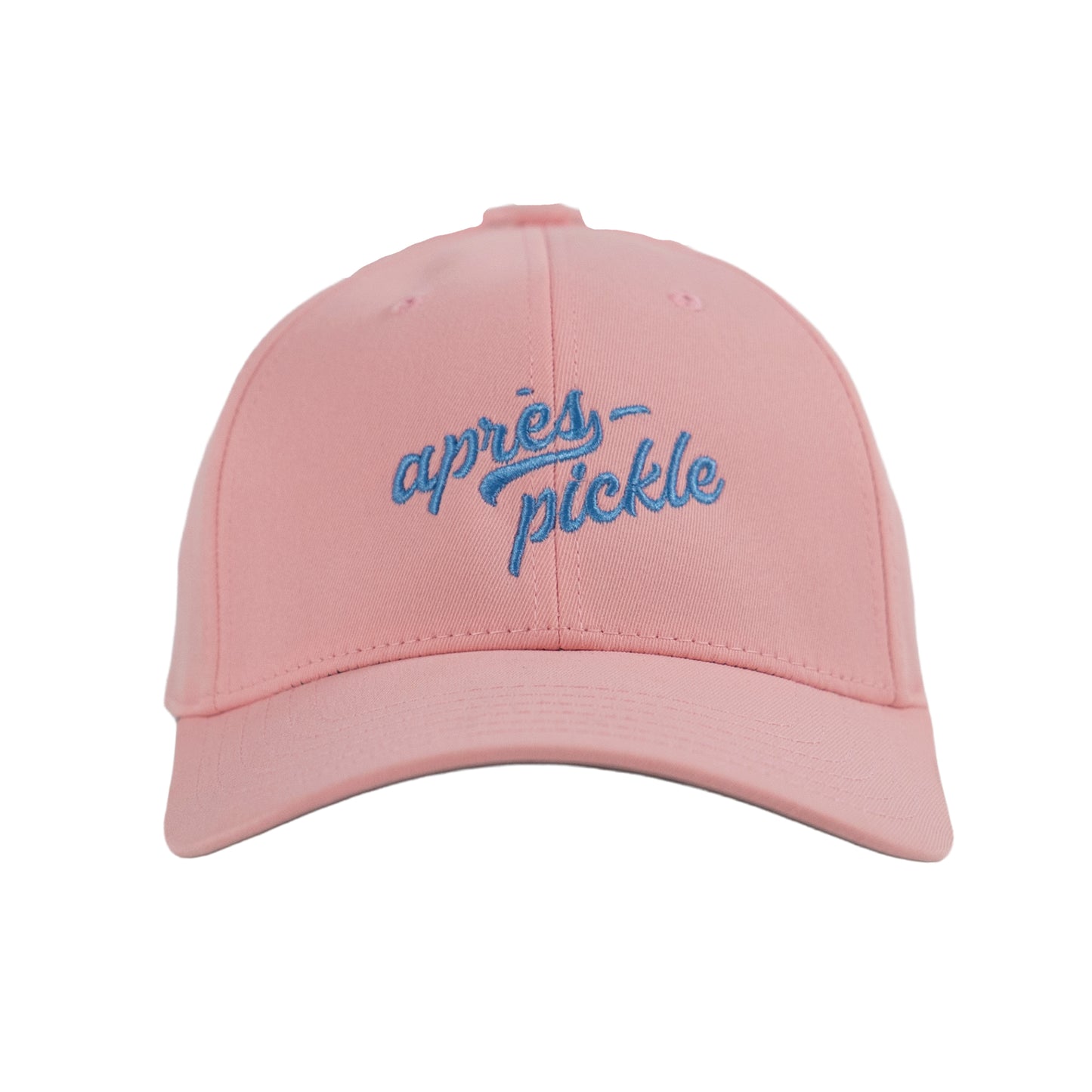 après-pickle Baseball Cap – low-profile pickleball hat with embroidered logo and snapback closure