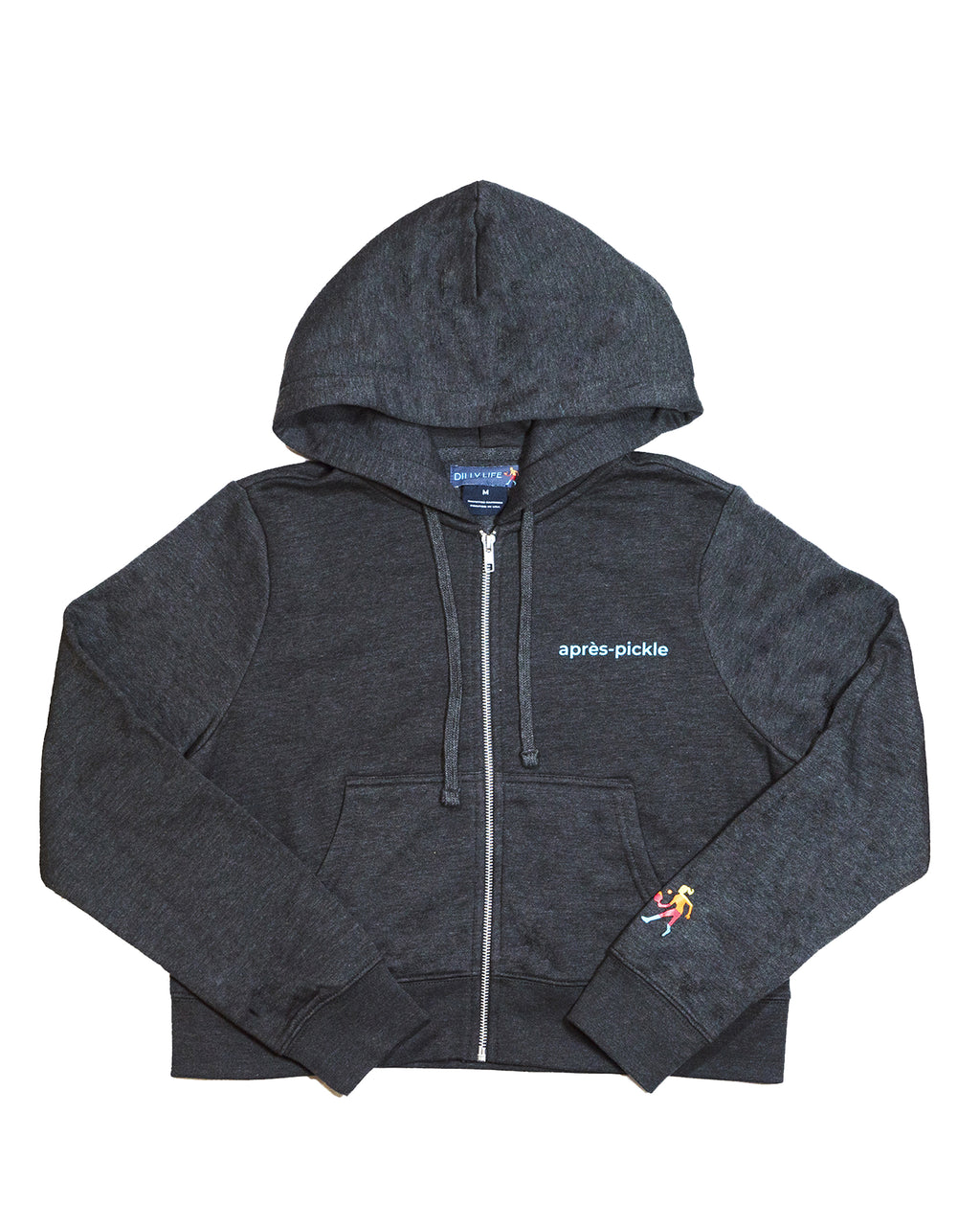 Women's après-pickle Crop Fit Full Zip Hoodie