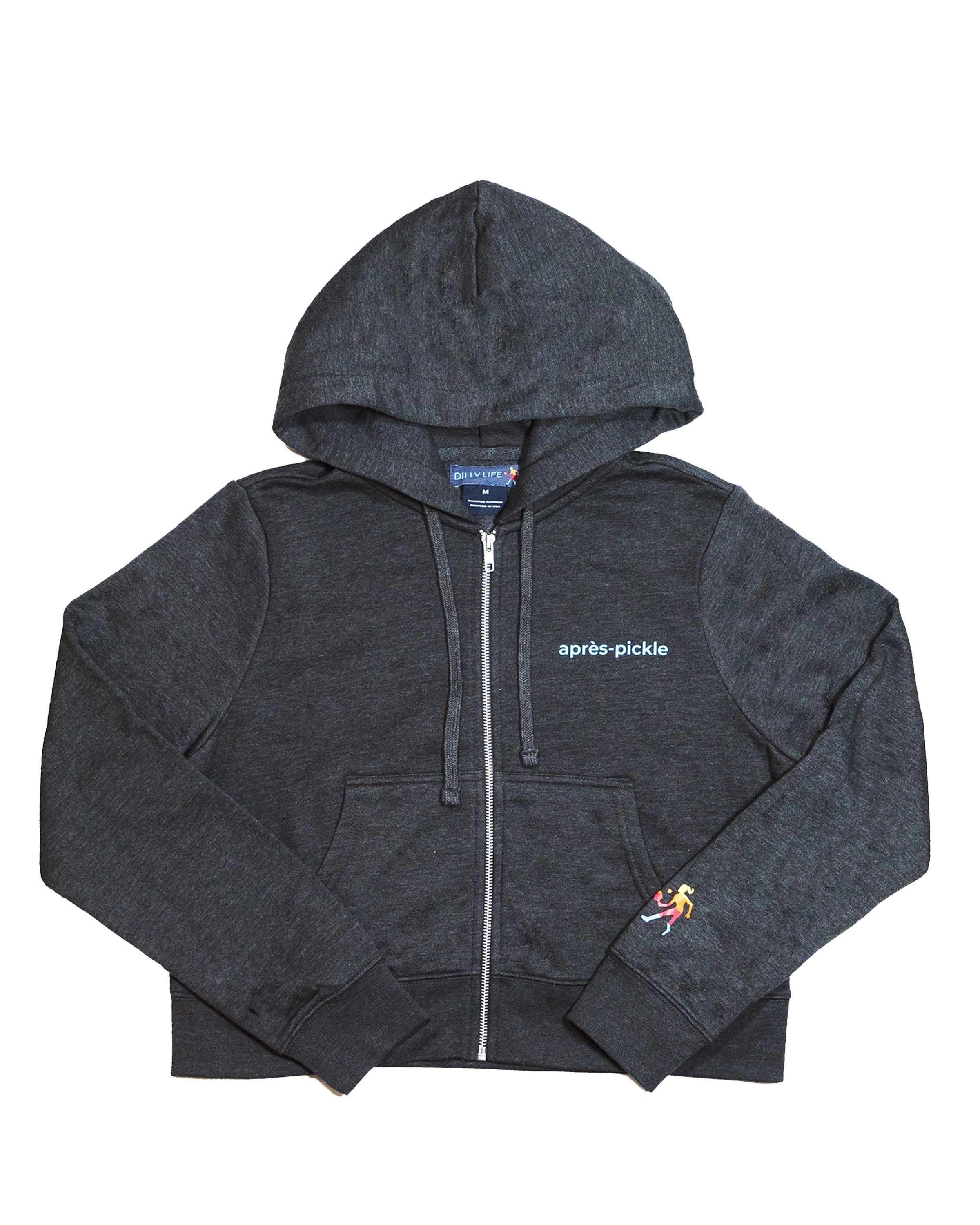 Women's après-pickle Crop Fit Full Zip Hoodie