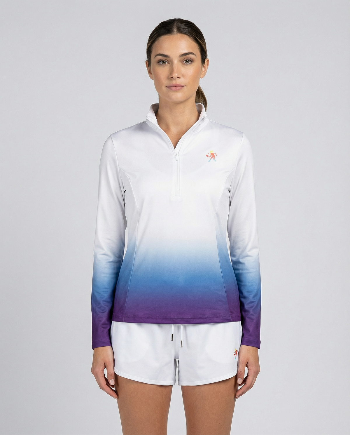 Women's Dip Dye Performance 1/4 Zip Pullover – après-pickle