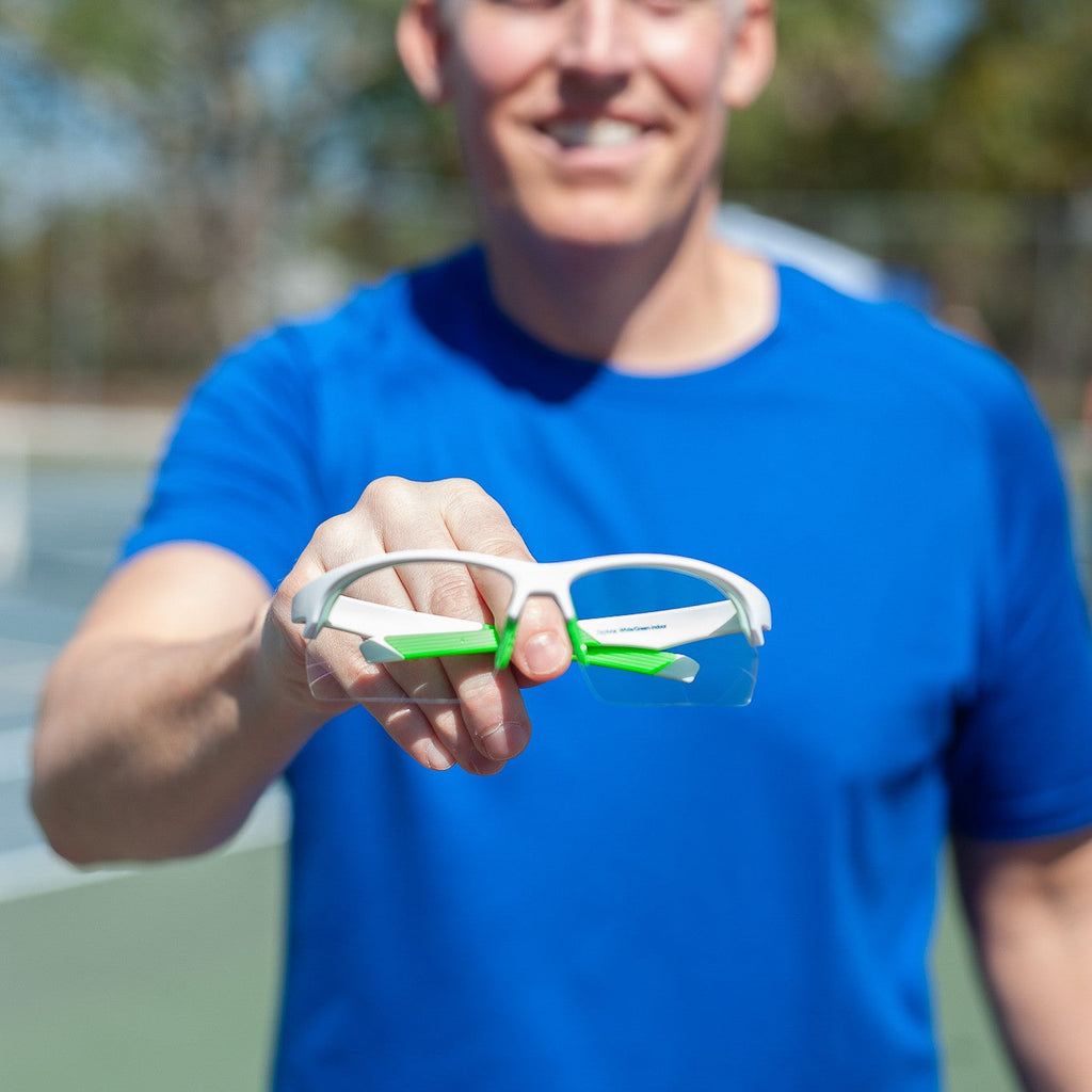 Daytona Pickleball Sunglasses - White/Green