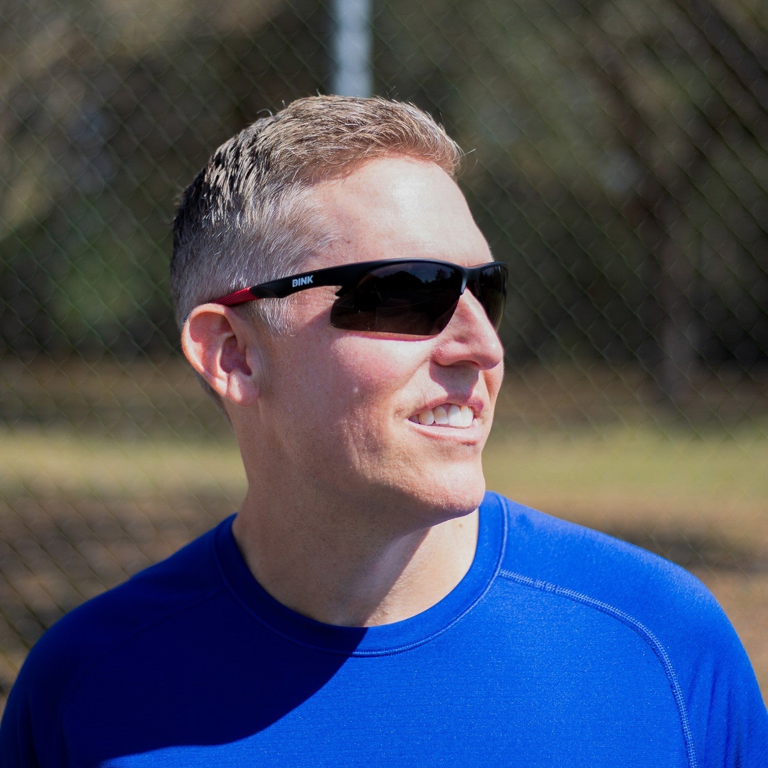 Daytona Pickleball Sunglasses - Black/Red