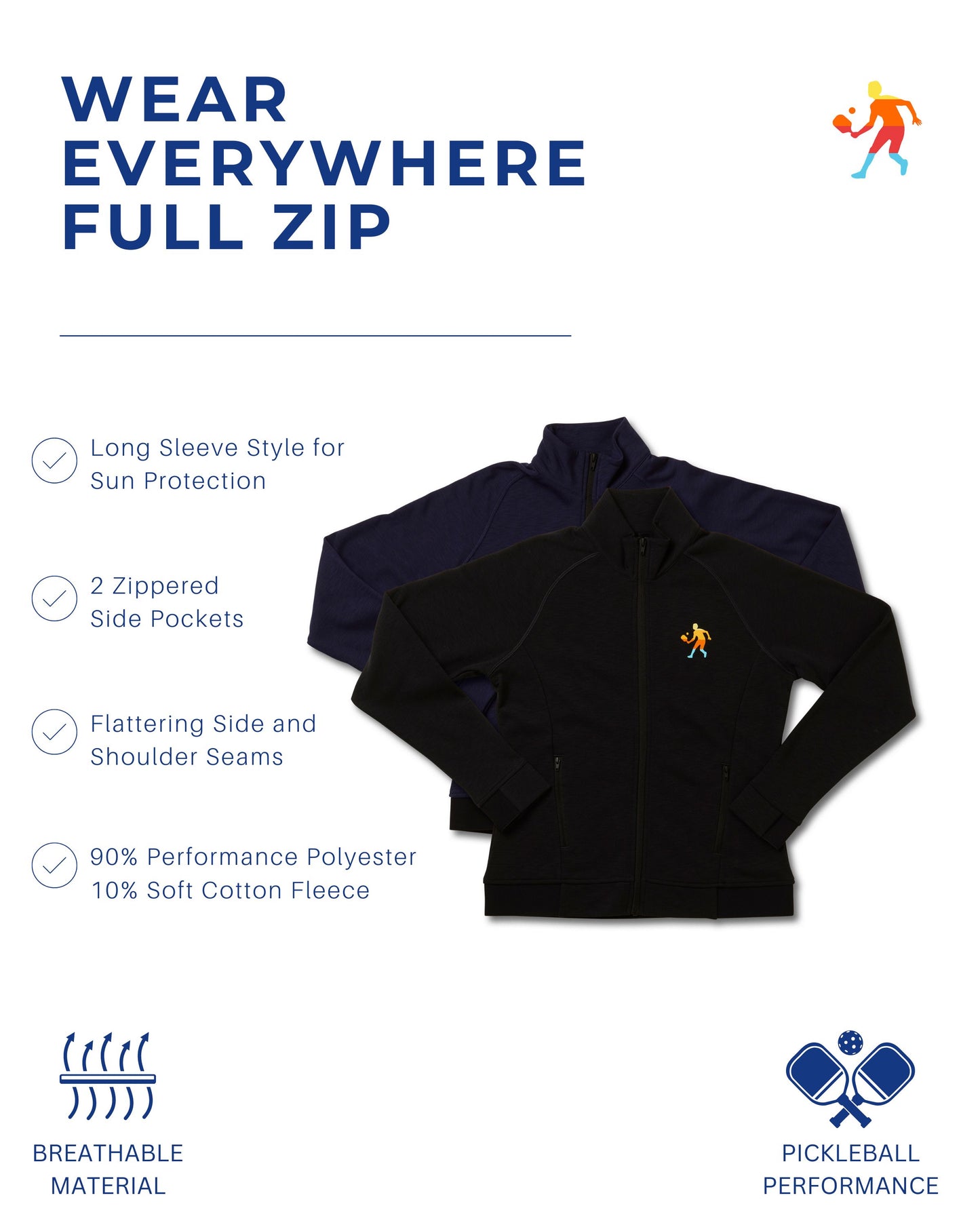 Women's Wear Everywhere Full Zip