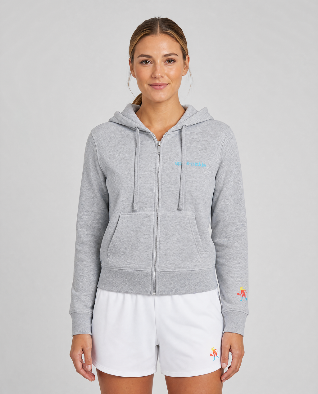 Women's après-pickle Crop Fit Full Zip Hoodie