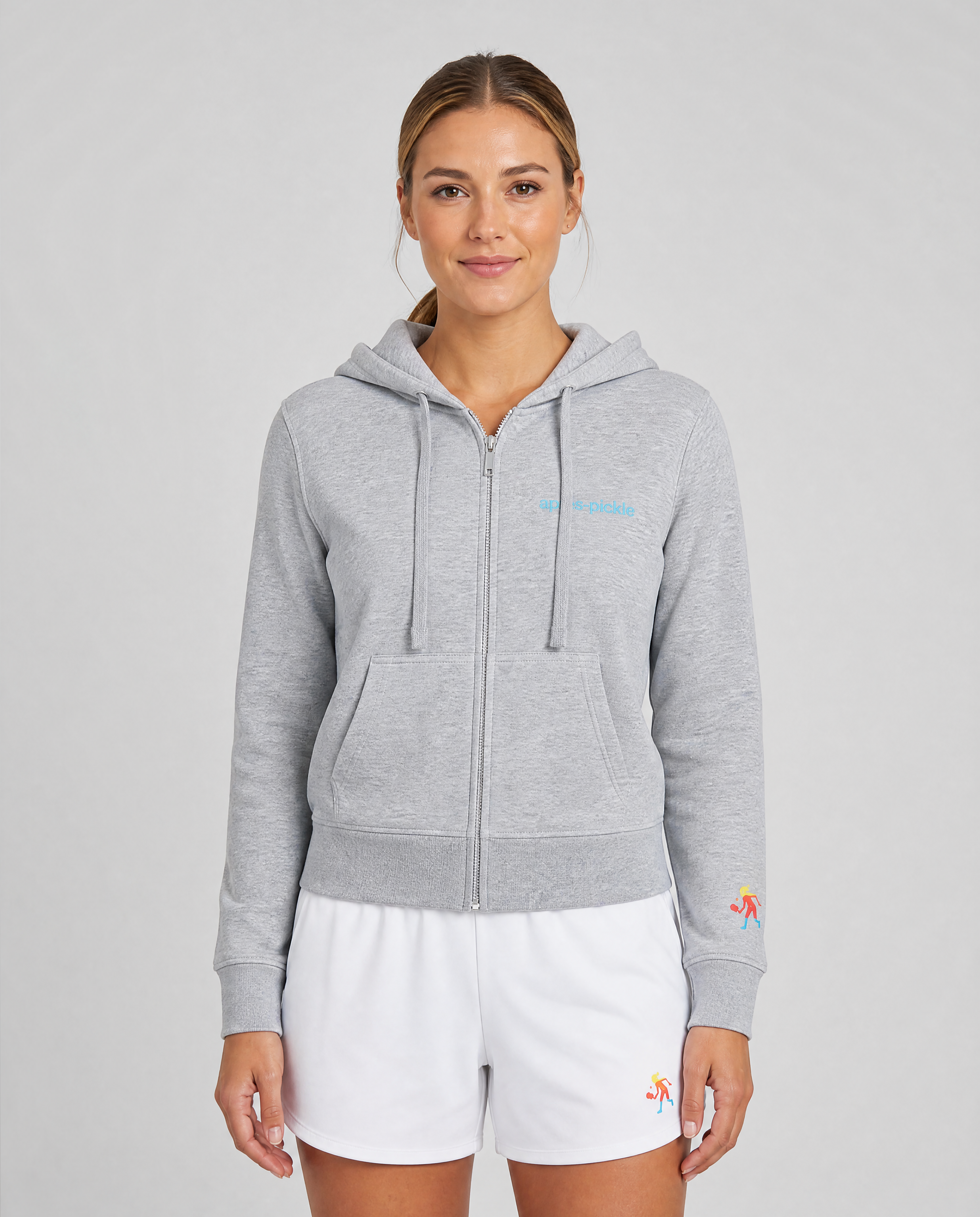 Women's après-pickle Crop Fit Full Zip Hoodie