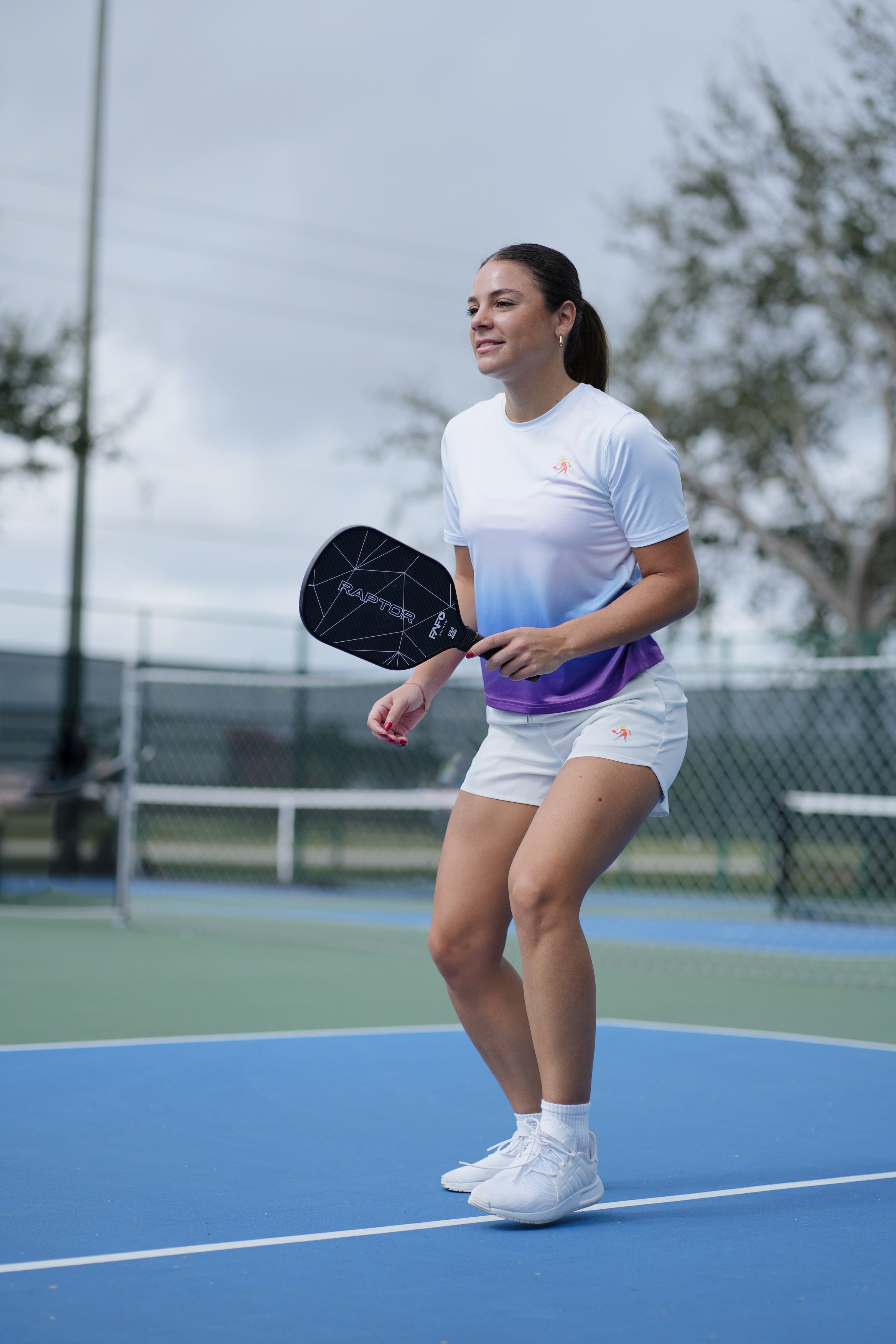Purple Dip Dye on The Court