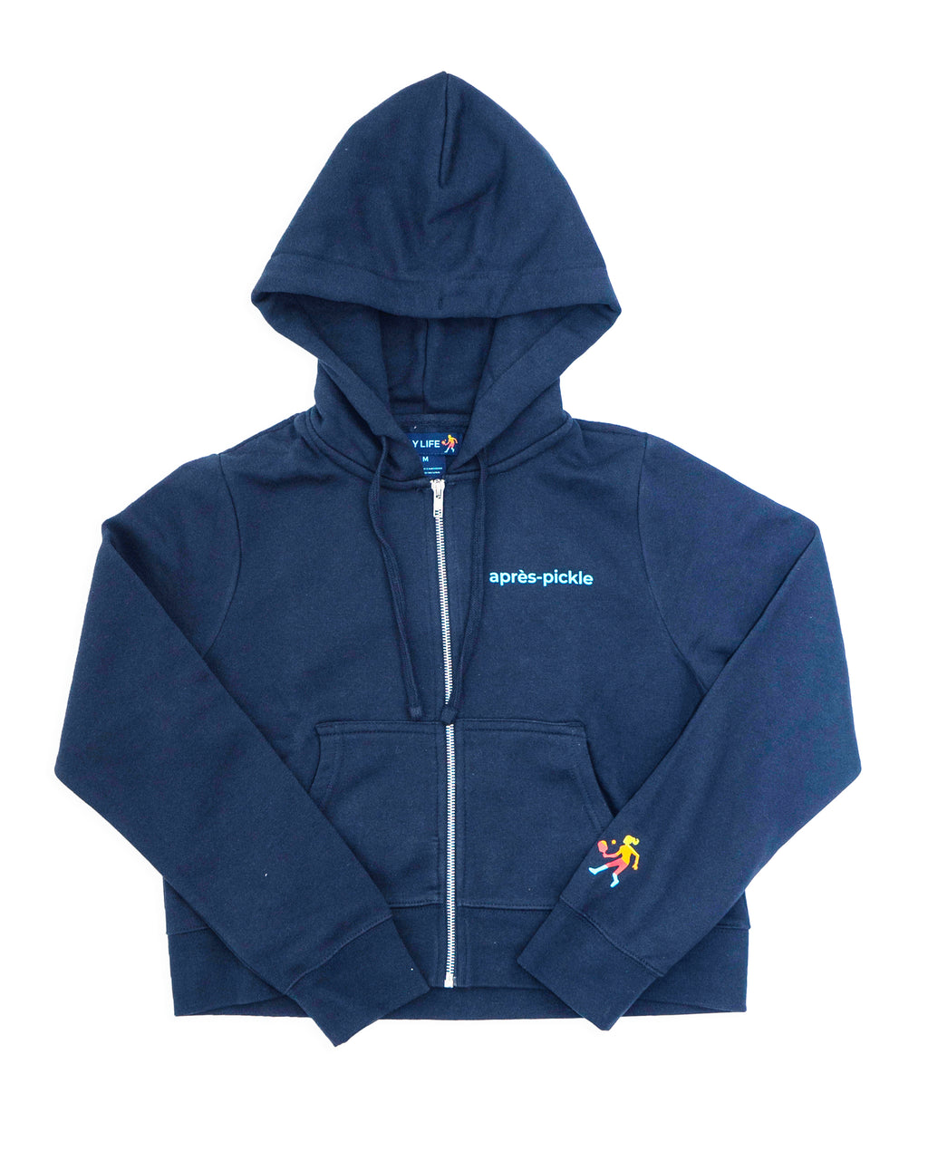Women's après-pickle Crop Fit Full Zip Hoodie